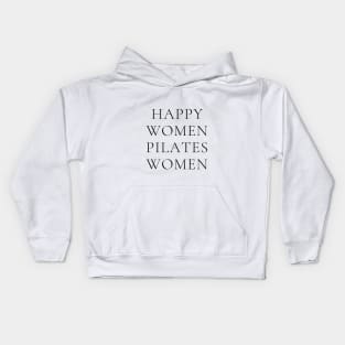 Happy women Pilates women. Edit Kids Hoodie